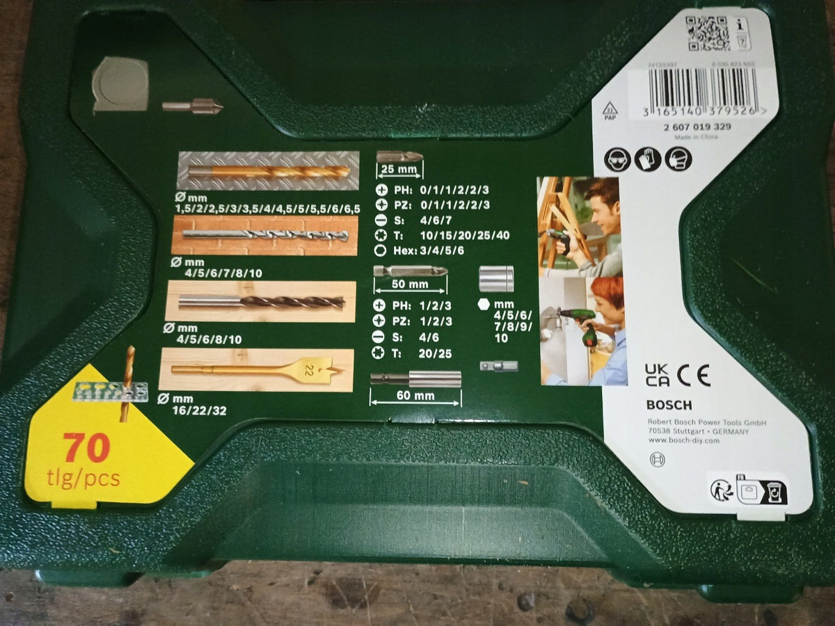 Bosch zestaw akcesoriów x-line 70 szt 2607017197