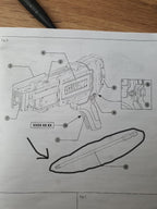 DCF6202 magazynek do wkrętów DeWALT do DCF620 621