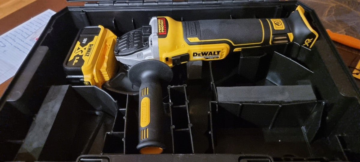 DeWALT DCG405P2 szlifierka kątowa 18V 2x5Ah