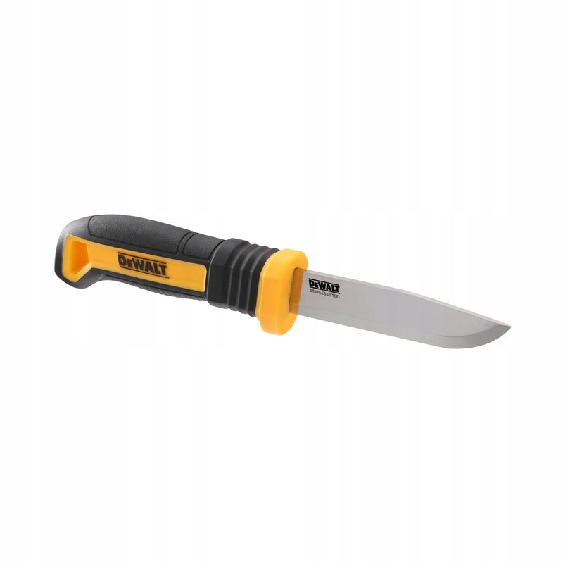 DeWALT DWHT1-10354 NÓŻ z ostrzem stałym 90mm stal nierdzewna, kabura