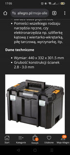 DeWALT DWST1-71195 skrzynia walizka kufer TSTAK VI