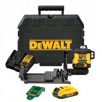 Laser krzyżowy DeWALT DCLE34031D1 zielony 360° 18V