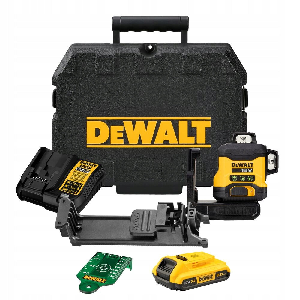 DeWALT laser krzyżowy zielony 360° 18V DCLE34031D1
