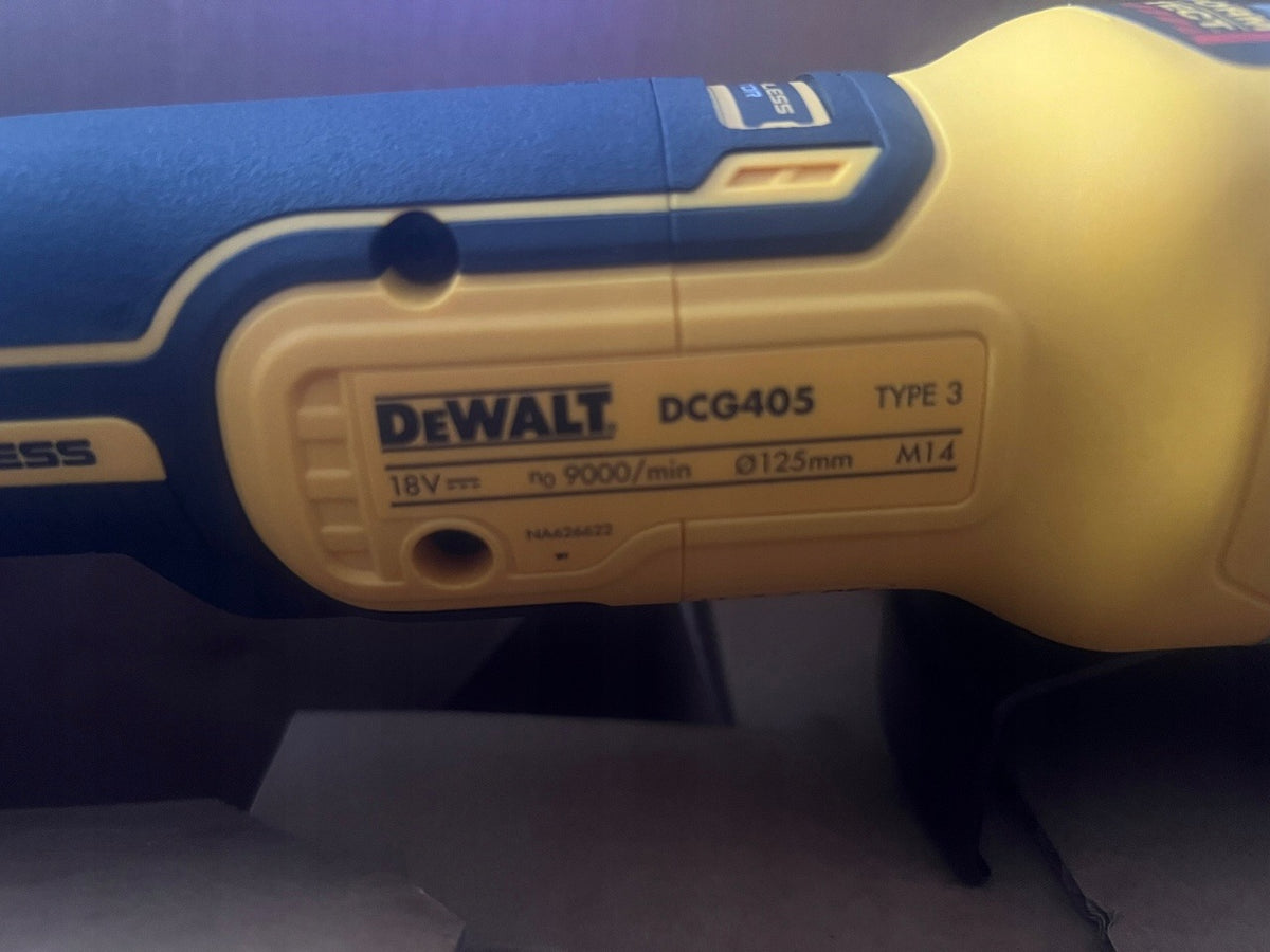 DeWALT szlifierka kątowa płaska DCG405FN 18V XR 125 mm niski profil body