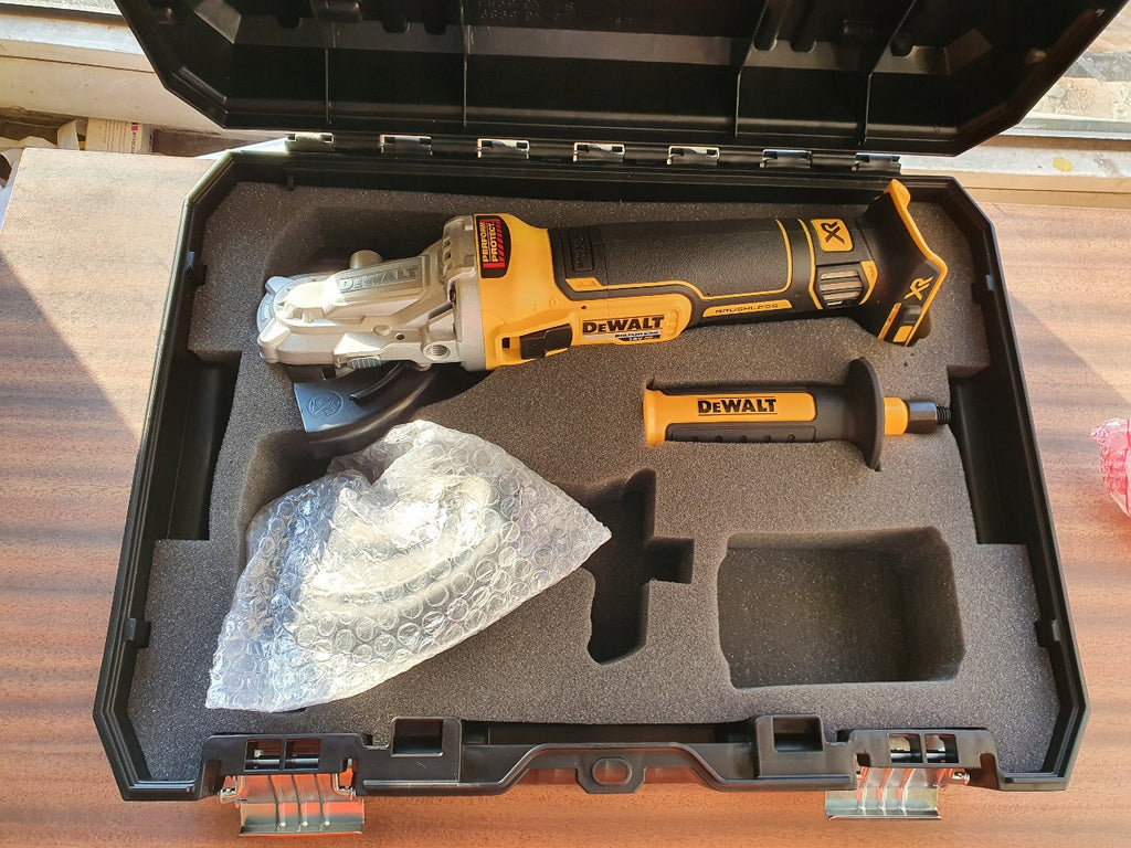 DeWALT szlifierka kątowa płaska DCG405FN 18V XR 125 mm niski profil body