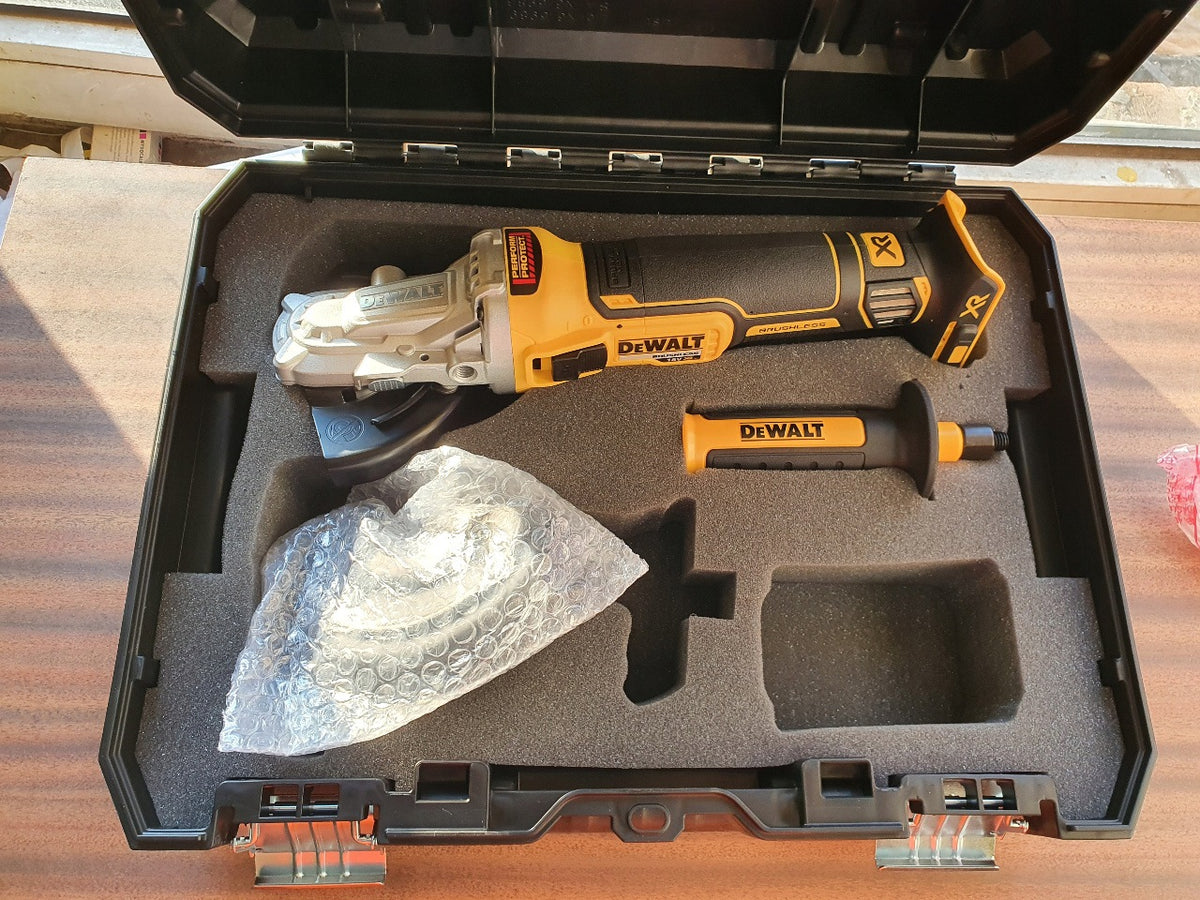DeWALT szlifierka kątowa płaska DCG405FN 18V XR 125 mm niski profil body