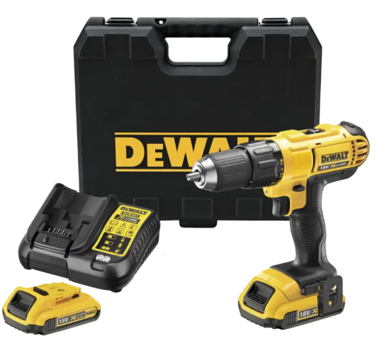 Wiertarko-wkrętarka DeWALT DCD771D2 18V 42Nm, 2x 2,0Ah (walizka)