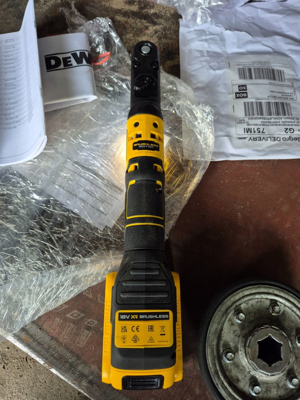 Grzechotka akumulatorowa DeWALT XR 18V 102Nm DCF510N-XJ