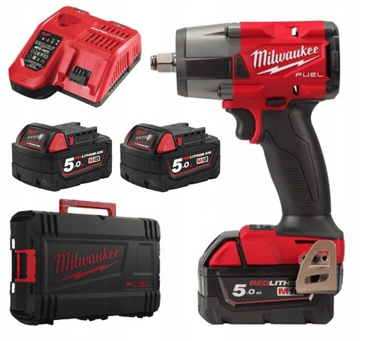Klucz udarowy 18V 1/2 Milwaukee M18 FMTIW2F12-502X 2x 5Ah 775Nm 4933478450