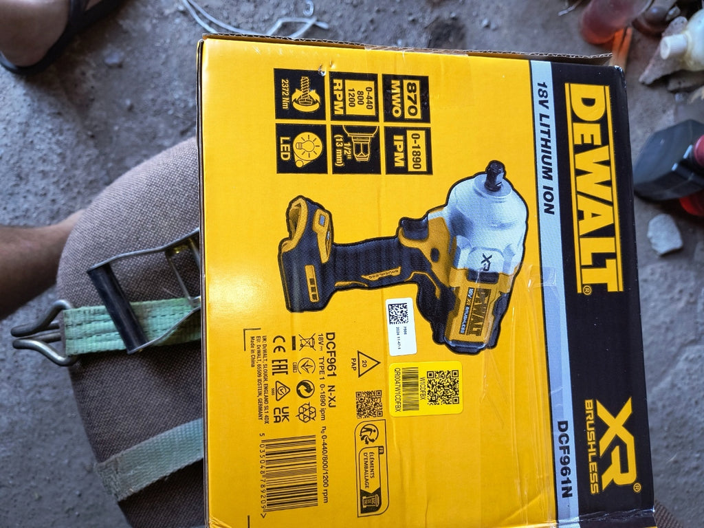 Klucz udarowy 18V 1626Nm 1/2" body BL DeWALT DCF961N