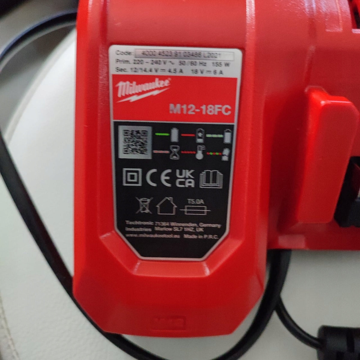 Ładowarka Milwaukee 4932451079 M12-18 FC 12-18V