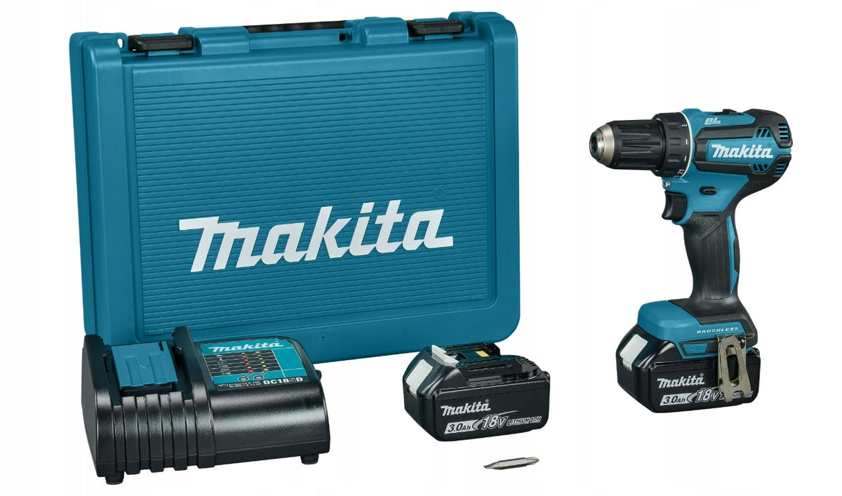 Makita DDF485 RFJ wiertarko wkrętarka 18V 2x3.0Ah