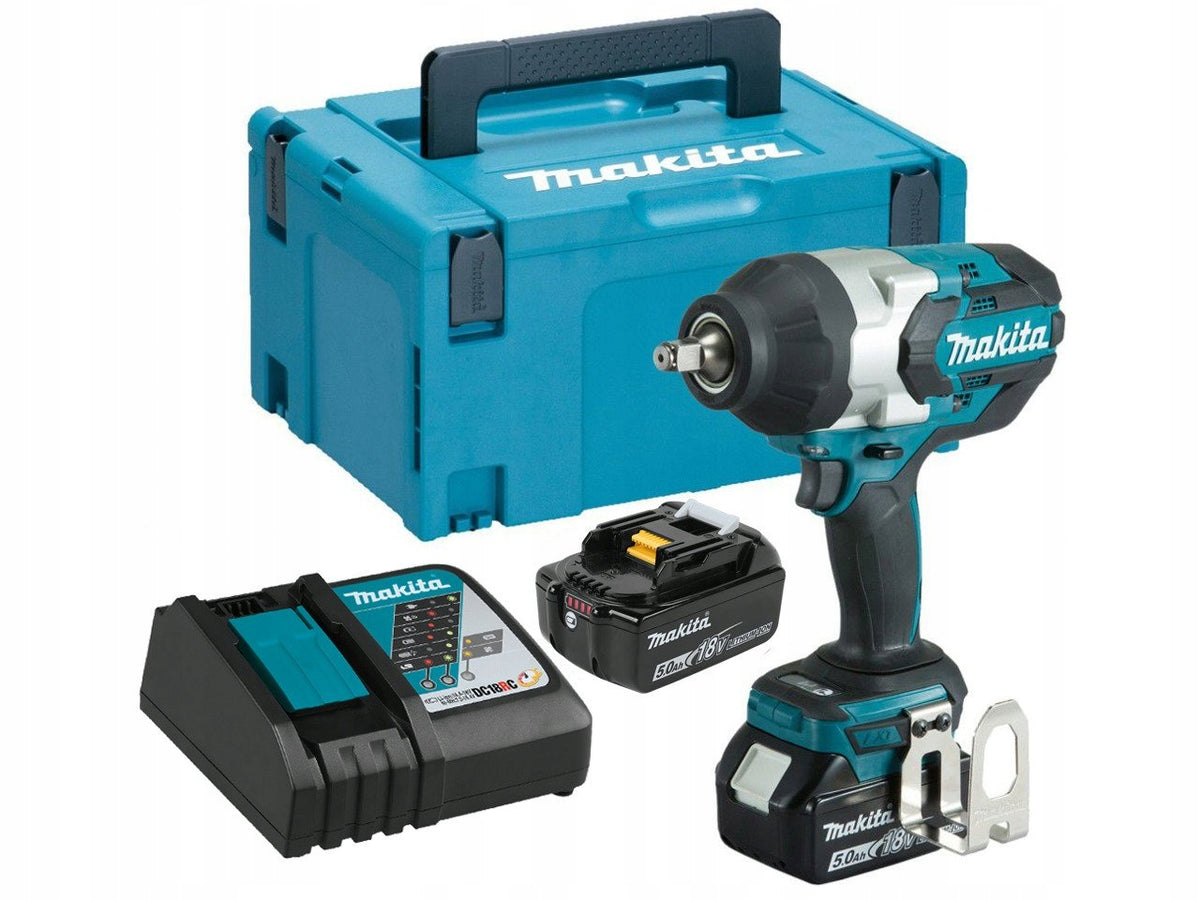 Makita klucz udarowy akumulatorowy DTW1002RTJ, 18V 5,0Ah 1000Nm
