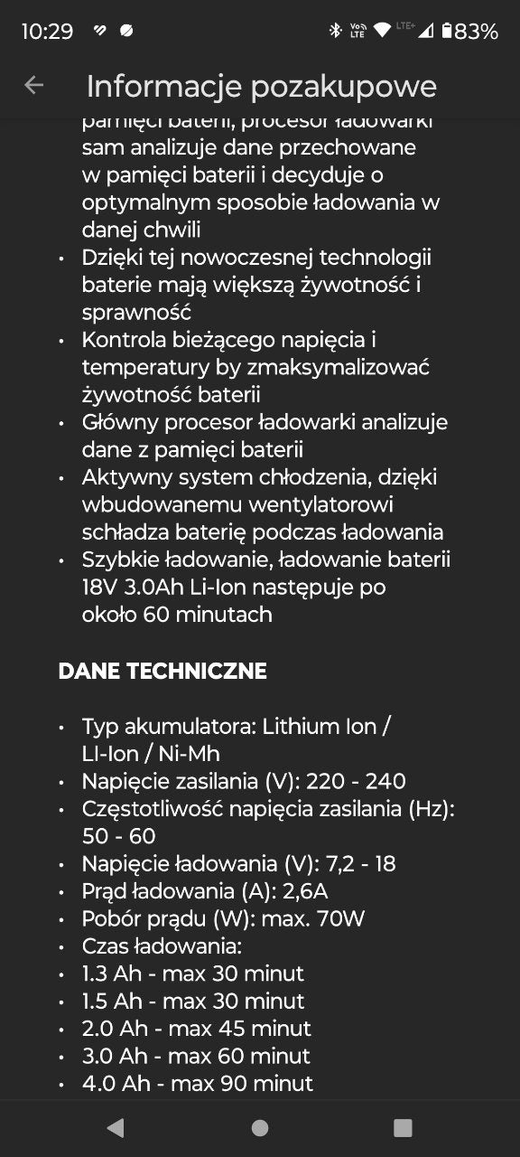 Makita zestaw do ładowania ładowarka DC18SD akumulator 3,0Ah BL1830B