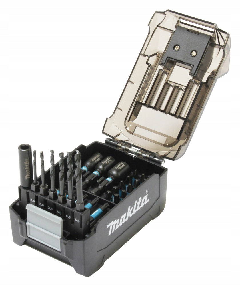 Makita zestaw końcówek wkrętakowych 31szt bity wiertła Impact Black E-25052