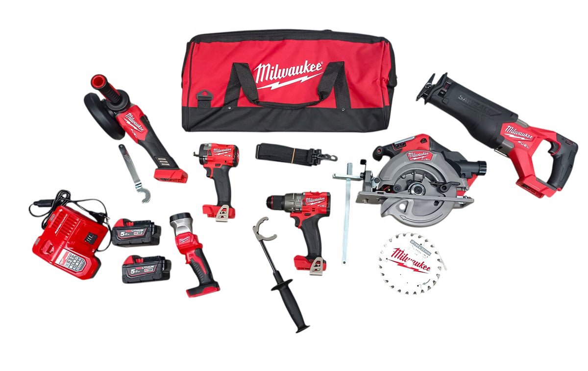 Milwaukee M18FPP6H3-502B zestaw narzędzi akumulatorowych 2x5.0Ah