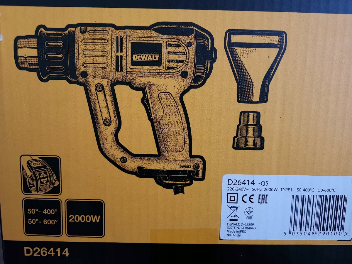 Opalarka DeWALT D26414 2000 W 230 V 600 °C