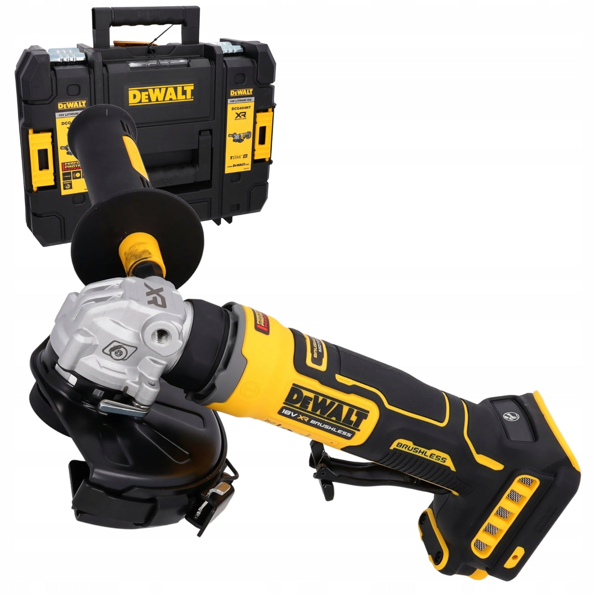 Szlifierka kątowa 18V XR 125mm DeWALT DCG404NT body + walizka