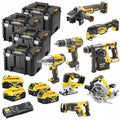 Zestaw 8 narzędzi akumulatorowych 18V XR, 4x5.0Ah, DeWALT [DCK865P4T-QW]