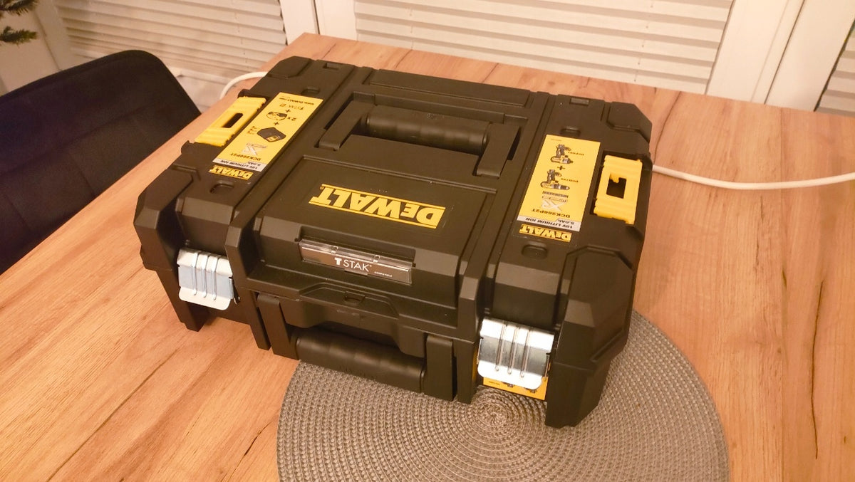 Zestaw aku combo DeWALT DCK266P2T 18V XR 2x5Ah Li-Ion DCD796+DCF887 TSTAK