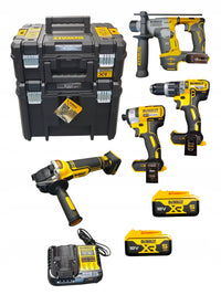Zestaw elektronarzędzi DeWALT DCK004P3T: DCG405 + DCH172 + DCD796 + DCF887, 18V XR