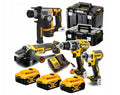 Zestaw elektronarzędzi DeWALT DCG405+DCH172+DCD796+DCF887 18V XR 3x5Ah
