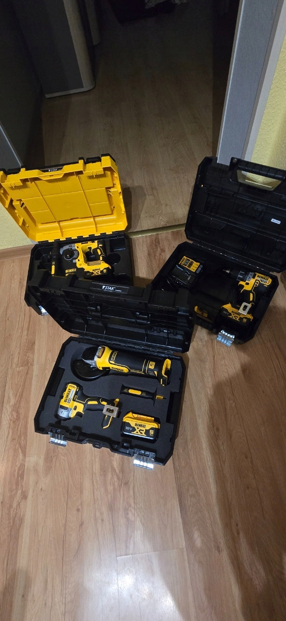 Zestaw elektronarzędzi DeWALT DCG405+DCH172+DCD796+DCF887