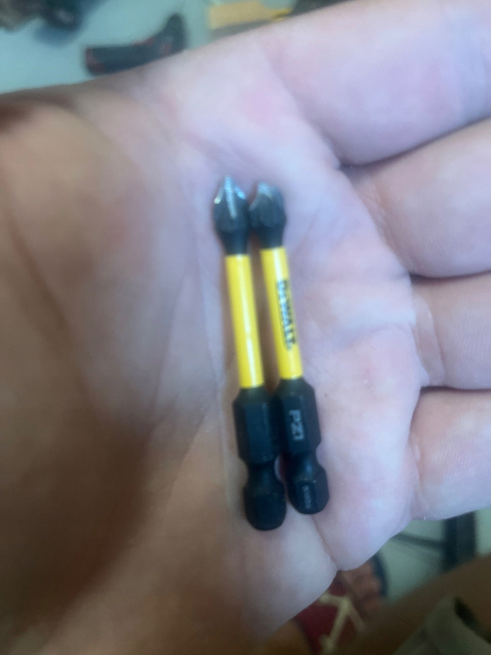 Zestaw końcówek udarowych 1/4 bity PZ1 PZ2 PZ3 50mm DeWALT - 10szt.