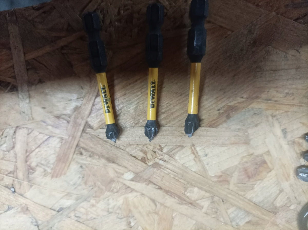 Zestaw końcówek udarowych 1/4 bity PZ1 PZ2 PZ3 50mm DeWALT - 10szt.