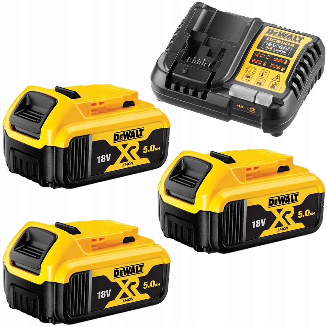 Zestaw zasilający DeWALT DCB1104P3 3xDCB184 5,0Ah +ładowarka DCB1104 PL