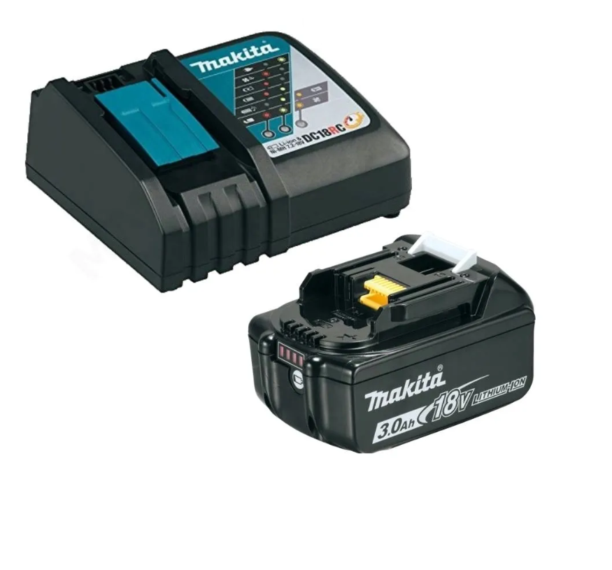 Zestaw zasilający Makita: ładowarka DC18SD + akumulator BL1830B 3,0Ah