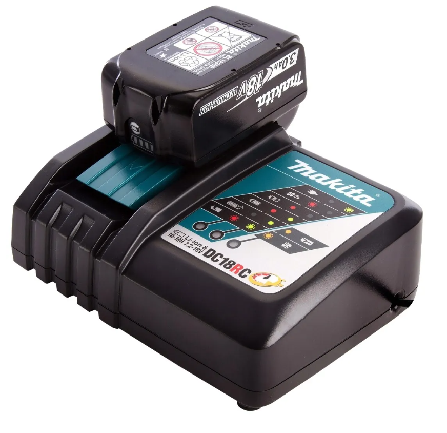 Zestaw zasilający Makita: ładowarka DC18SD + akumulator BL1830B 3,0Ah